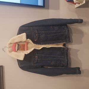 Levi's jean sherpa jacket